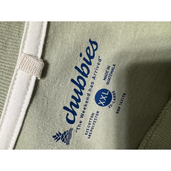 Chubbies Olive Green Retro Tee XXL - Picture 3 of 3